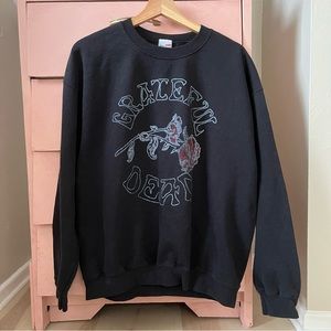 Grateful Dead Junk Food Black Pullover Graphic Sweater